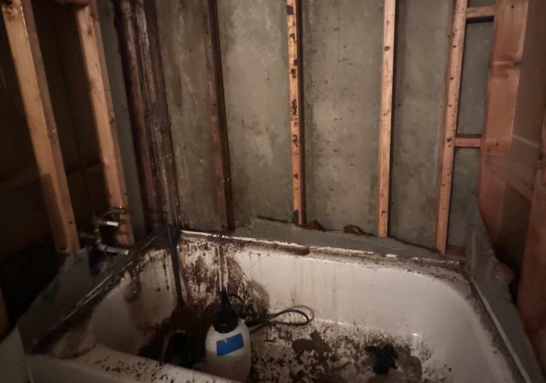 Water Repair Sandy UT Shower Before